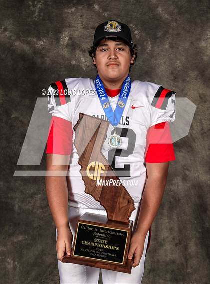 Thumbnail 1 in Woodland Christian vs. Banning (CIF State D5A Championship Trophy Awards) photogallery.