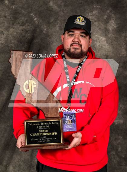 Thumbnail 2 in Woodland Christian vs. Banning (CIF State D5A Championship Trophy Awards) photogallery.