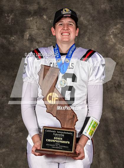 Thumbnail 3 in Woodland Christian vs. Banning (CIF State D5A Championship Trophy Awards) photogallery.