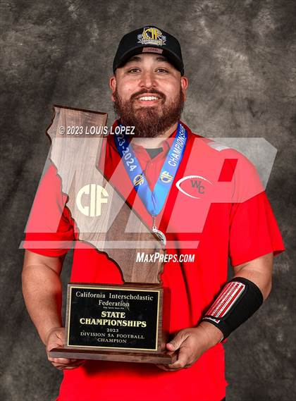 Thumbnail 2 in Woodland Christian vs. Banning (CIF State D5A Championship Trophy Awards) photogallery.