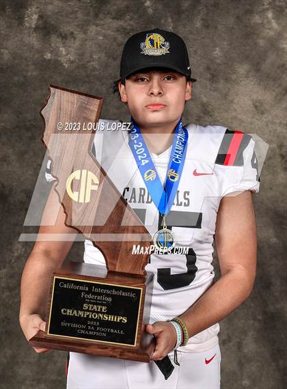 Thumbnail 1 in Woodland Christian vs. Banning (CIF State D5A Championship Trophy Awards) photogallery.