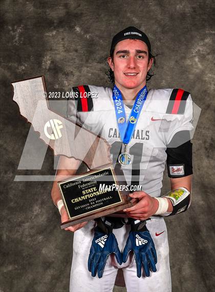 Thumbnail 1 in Woodland Christian vs. Banning (CIF State D5A Championship Trophy Awards) photogallery.