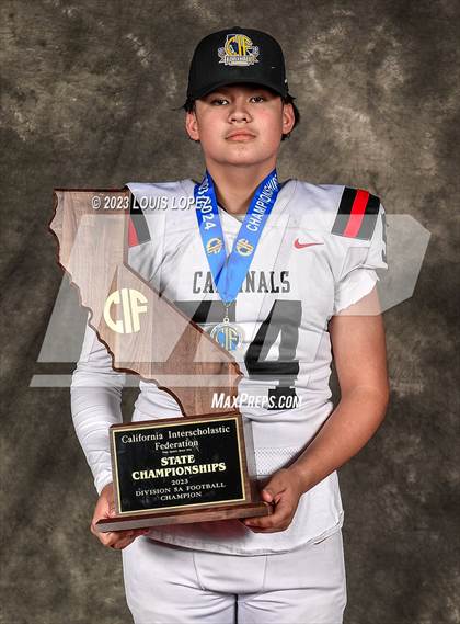Thumbnail 1 in Woodland Christian vs. Banning (CIF State D5A Championship Trophy Awards) photogallery.