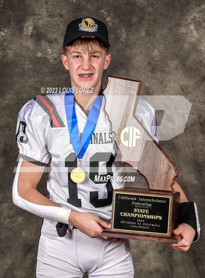 Thumbnail 2 in Woodland Christian vs. Banning (CIF State D5A Championship Trophy Awards) photogallery.