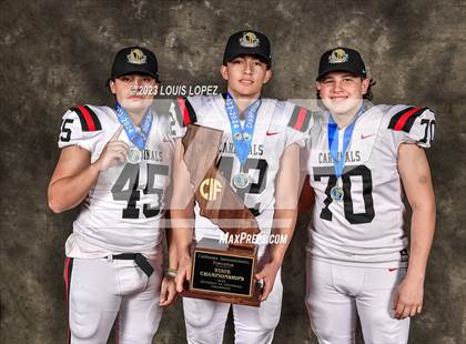 Thumbnail 2 in Woodland Christian vs. Banning (CIF State D5A Championship Trophy Awards) photogallery.