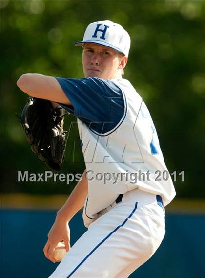 Thumbnail 3 in Newport Central Catholic vs Highlands (36th District Tournament) photogallery.