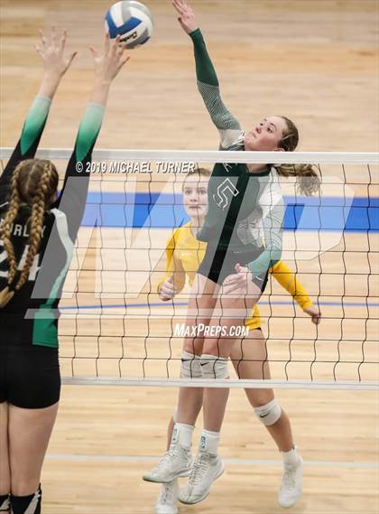Thumbnail 2 in Burley vs Bonneville (4A State Tourn.) photogallery.