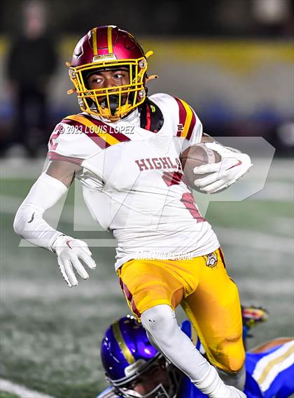 Thumbnail 2 in Highland @ Charter Oak (CIF SS Division 8 Semi Final) photogallery.