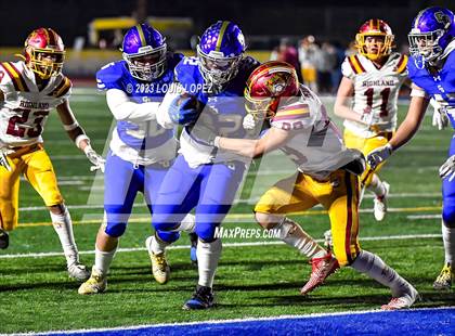 Thumbnail 3 in Highland @ Charter Oak (CIF SS Division 8 Semi Final) photogallery.