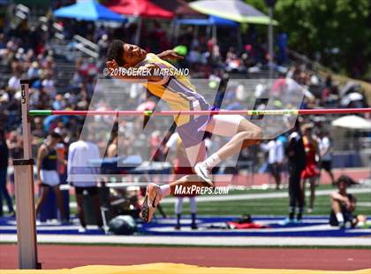 Thumbnail 2 in CIF CCS Trials (Boys High Jump) photogallery.