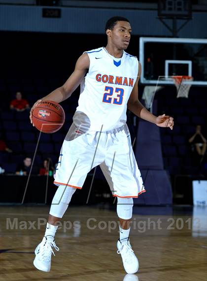 Thumbnail 1 in Bishop Gorman @ Oak Hill Academy (Hoophall West Tournament) photogallery.