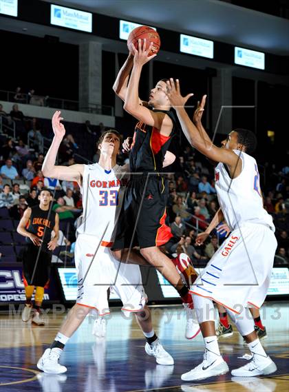 Thumbnail 1 in Bishop Gorman @ Oak Hill Academy (Hoophall West Tournament) photogallery.