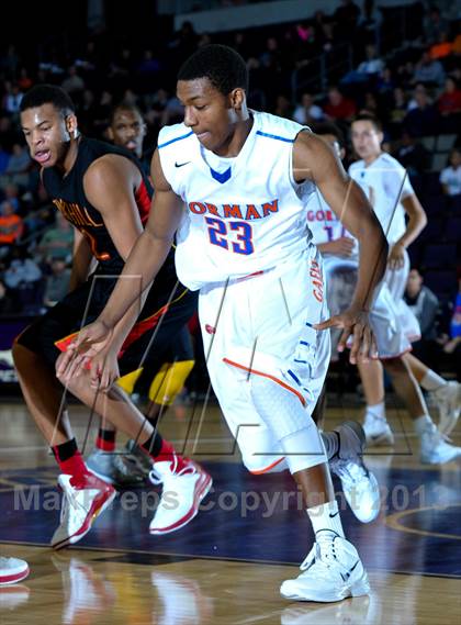 Thumbnail 2 in Bishop Gorman @ Oak Hill Academy (Hoophall West Tournament) photogallery.