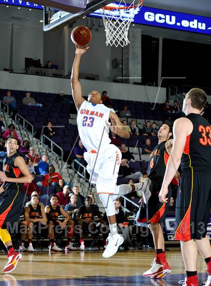 Thumbnail 3 in Bishop Gorman @ Oak Hill Academy (Hoophall West Tournament) photogallery.