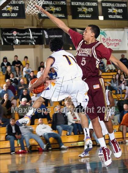 Thumbnail 1 in Montverde Academy vs. Paterson Catholic (City of Palms Classic) photogallery.