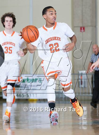 Thumbnail 2 in Woodson vs. Cherokee (Boardwalk Basketball Classic) photogallery.