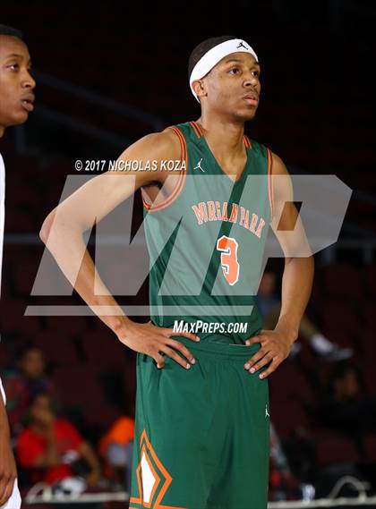 Thumbnail 1 in Morgan Park vs. Salesian College Preparatory (Tarkanian Classic) photogallery.