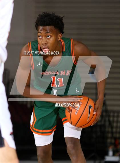 Thumbnail 1 in Morgan Park vs. Salesian College Preparatory (Tarkanian Classic) photogallery.