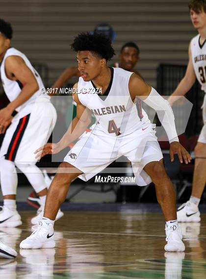 Thumbnail 2 in Morgan Park vs. Salesian College Preparatory (Tarkanian Classic) photogallery.