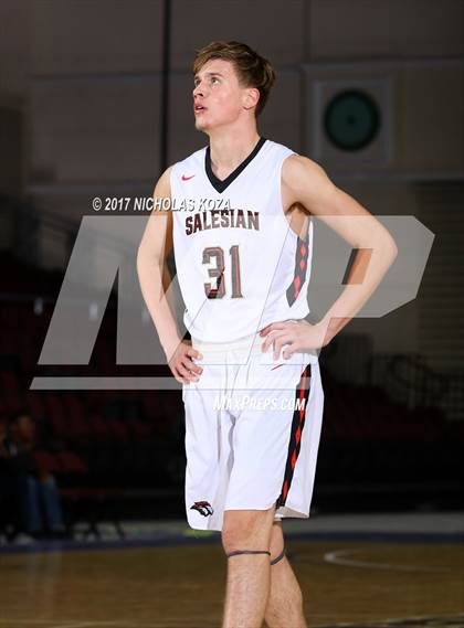 Thumbnail 2 in Morgan Park vs. Salesian College Preparatory (Tarkanian Classic) photogallery.