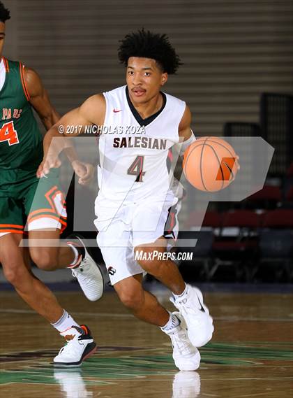 Thumbnail 1 in Morgan Park vs. Salesian College Preparatory (Tarkanian Classic) photogallery.