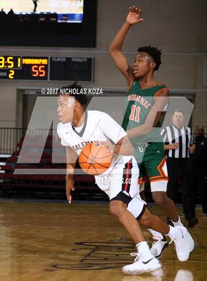 Thumbnail 3 in Morgan Park vs. Salesian College Preparatory (Tarkanian Classic) photogallery.