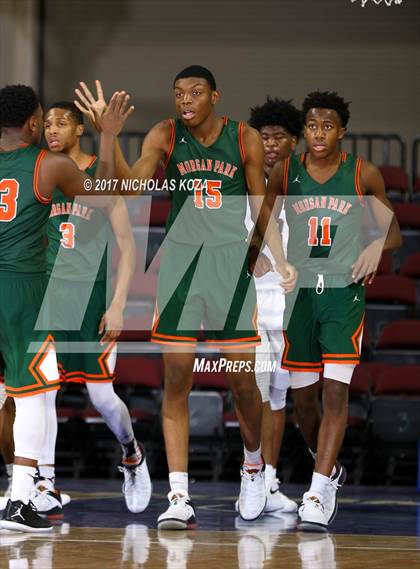 Thumbnail 2 in Morgan Park vs. Salesian College Preparatory (Tarkanian Classic) photogallery.