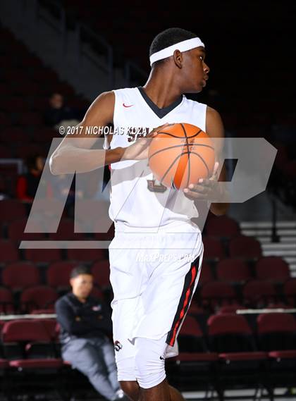 Thumbnail 1 in Morgan Park vs. Salesian College Preparatory (Tarkanian Classic) photogallery.