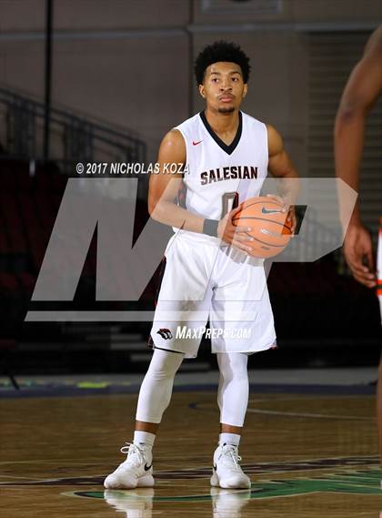 Thumbnail 2 in Morgan Park vs. Salesian College Preparatory (Tarkanian Classic) photogallery.
