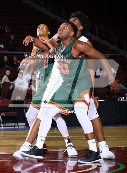 Thumbnail 1 in Morgan Park vs. Salesian College Preparatory (Tarkanian Classic) photogallery.