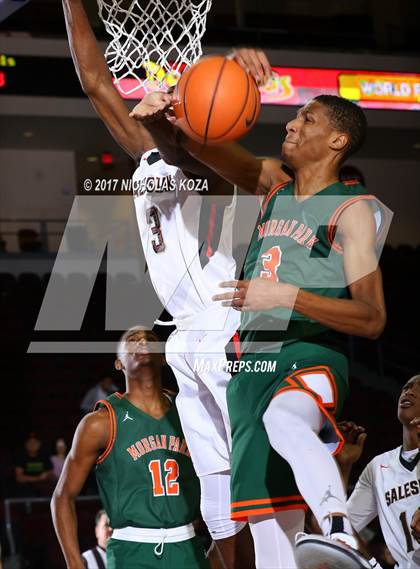 Thumbnail 2 in Morgan Park vs. Salesian College Preparatory (Tarkanian Classic) photogallery.