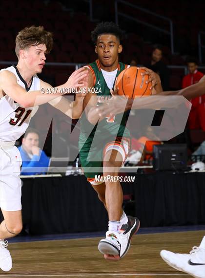 Thumbnail 2 in Morgan Park vs. Salesian College Preparatory (Tarkanian Classic) photogallery.