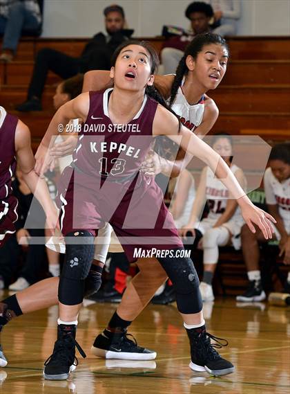 Thumbnail 3 in Mark Keppel vs. Lincoln (St. Mary's Stockton MLK Showcase) photogallery.