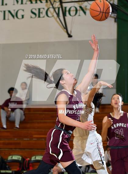 Thumbnail 1 in Mark Keppel vs. Lincoln (St. Mary's Stockton MLK Showcase) photogallery.