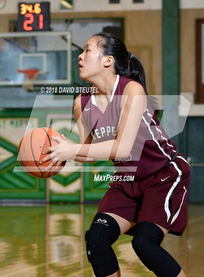 Thumbnail 3 in Mark Keppel vs. Lincoln (St. Mary's Stockton MLK Showcase) photogallery.