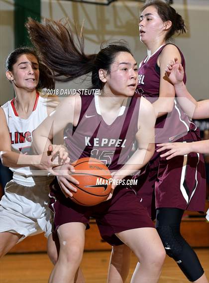 Thumbnail 3 in Mark Keppel vs. Lincoln (St. Mary's Stockton MLK Showcase) photogallery.