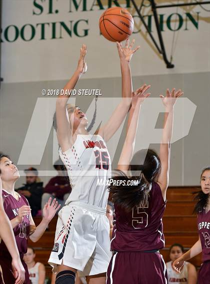 Thumbnail 1 in Mark Keppel vs. Lincoln (St. Mary's Stockton MLK Showcase) photogallery.