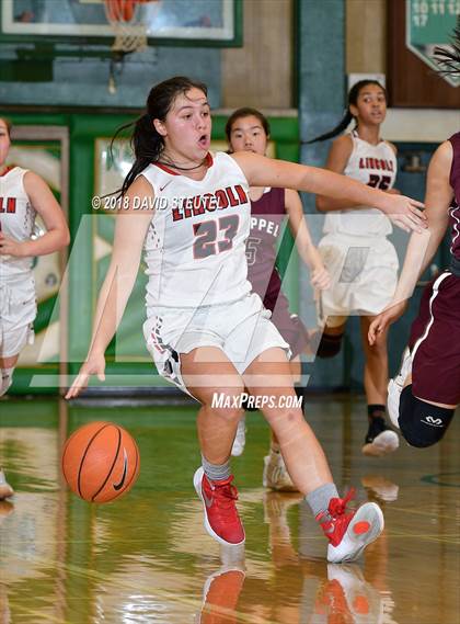 Thumbnail 1 in Mark Keppel vs. Lincoln (St. Mary's Stockton MLK Showcase) photogallery.