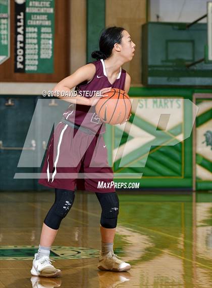 Thumbnail 3 in Mark Keppel vs. Lincoln (St. Mary's Stockton MLK Showcase) photogallery.