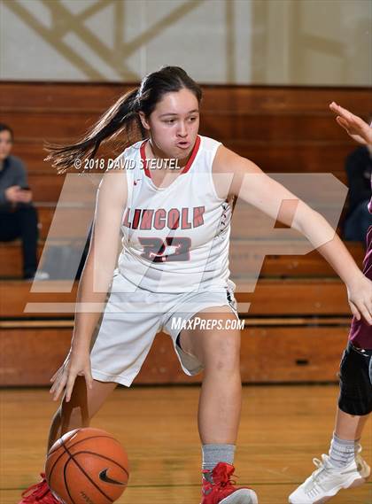 Thumbnail 3 in Mark Keppel vs. Lincoln (St. Mary's Stockton MLK Showcase) photogallery.