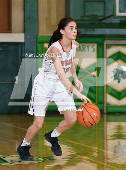Thumbnail 2 in Mark Keppel vs. Lincoln (St. Mary's Stockton MLK Showcase) photogallery.