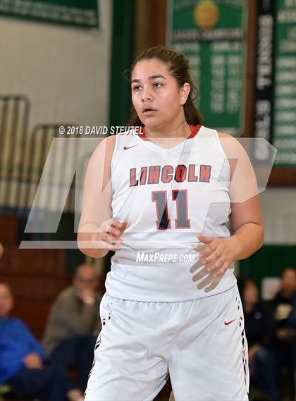 Thumbnail 3 in Mark Keppel vs. Lincoln (St. Mary's Stockton MLK Showcase) photogallery.