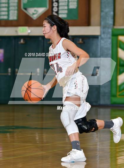 Thumbnail 2 in Mark Keppel vs. Lincoln (St. Mary's Stockton MLK Showcase) photogallery.