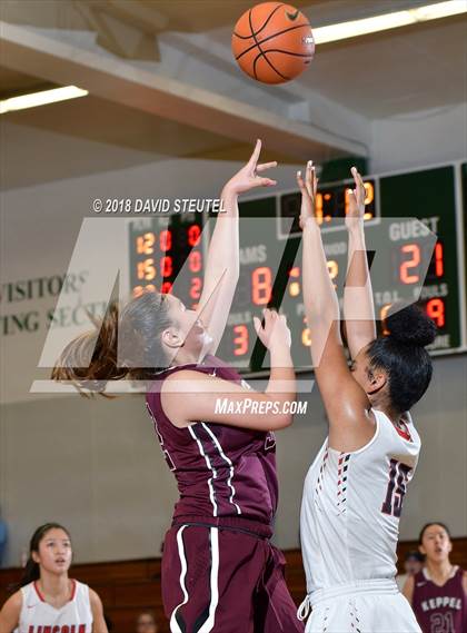 Thumbnail 1 in Mark Keppel vs. Lincoln (St. Mary's Stockton MLK Showcase) photogallery.