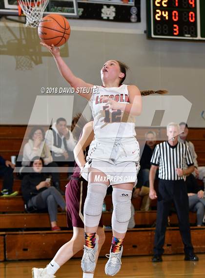 Thumbnail 1 in Mark Keppel vs. Lincoln (St. Mary's Stockton MLK Showcase) photogallery.