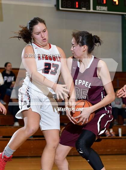 Thumbnail 2 in Mark Keppel vs. Lincoln (St. Mary's Stockton MLK Showcase) photogallery.