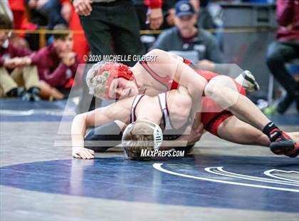 Thumbnail 2 in Section VI Class C&D Championship Wrestling Tournament photogallery.