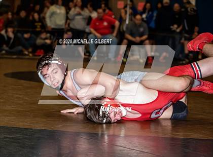 Thumbnail 2 in Section VI Class C&D Championship Wrestling Tournament photogallery.