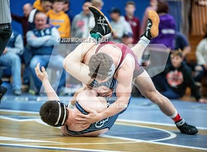Thumbnail 2 in Section VI Class C&D Championship Wrestling Tournament photogallery.