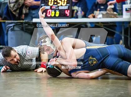 Thumbnail 2 in Section VI Class C&D Championship Wrestling Tournament photogallery.